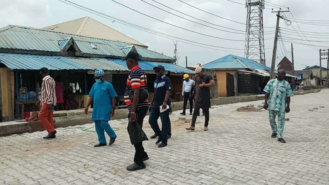 Executive Chairman of Ojo Local Government Inspects Ongoing Construction of Koni/Ilaje Road